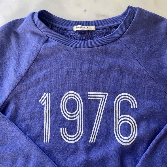Marine Layer Periwinkle Blue 1976 Graphic Sweatshirt - Picture 9 of 16